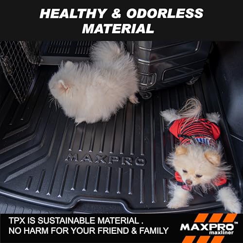 Premium MAXPRO Cargo Mat Compatible with Subaru Forester 2020-2024 | Rear Trunk Liner Custom Fit All Weather Waterproof Heavy Duty | SUV Accessories Automotive Floor Protection Tray Mats car mats