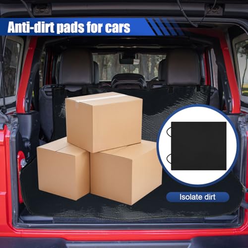 SUV Cargo Liner for Dogs, Waterproof & Non-Slip Car Trunk Mat, Anti-Scratch Auto Rear Bumper Protector Guard Pet Barrier Cover, Universal for Sedan, SUV (Blacks)
