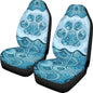 Dreaweet Boho Car Seat Covers Front Seats Dog Paw Car Accessories for Women 2 Piece Washable Front Seat Cover Universal Fit Most Vehicle SUV Sedan Trucks,Blue - color: Boho Dog Paw Blue