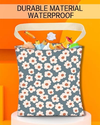 Car Garbage Can, Car Trash Bag, Car Garbage Bag, Hanging Car Trash Can for Car Accessories, Vehicle, Travelling, Camping, Cute Car Back Seat Organizer, Cute Grey Flowers - color: Cute Grey Flowers