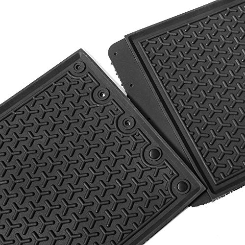 Custom Fit Floor Mats Compatible with Benz 2012-2015 W166 ML Series 2016-2019 GLE Class, Latex Rubber All Seasons Weather Interior Carpet Black by IKON MOTORSPORTS