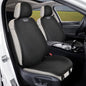 Car Seat Cover Ultra-Thin Ice Silk Woven Fabric, 3D Elastic Fiber Structure with Silicone Non-Slip Base Fabric, All-Season Front Seat Covers for Cars and SUVs (black1) - color: black1
