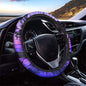 GLENLCWE Hawaiian Palm Tree Purple Sky Print Car Steering Wheel Cover Warm in Winter and Cool in Summer Universal Fit for Car Truck SUV - color: Palm Tree Purple Sky