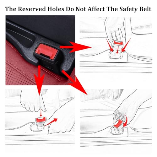 2 Pack Car Seat Gap Filler with Dual Slot Design, 2025 New No Drop Seat Guard for Cars SUV Trucks, Car Accessories Interior Prevent Stop Cellphone Wallet Keys Coins and Card from Dropping - color: Black with Dual Slot