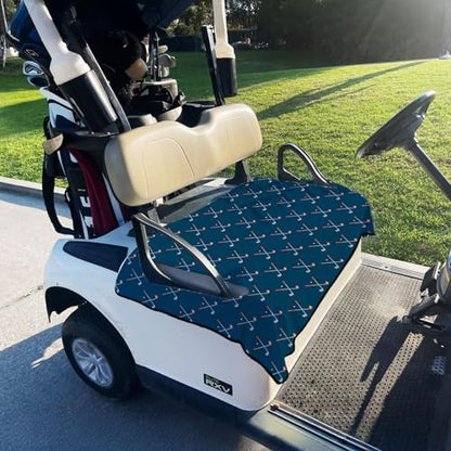 Golf Cart Seat Covers Golf Cart Seat Towel Blanket Group - color: Blue Golf