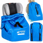 Car Seat Travel Bag for Airplane, Large Waterproof Car Seat Bags Fits Most Infant Car Seats, Convertible Car Seats, Booster Seats, Car Seat Bases, Adjustable Shoulder Strap, Blue - color: Blue