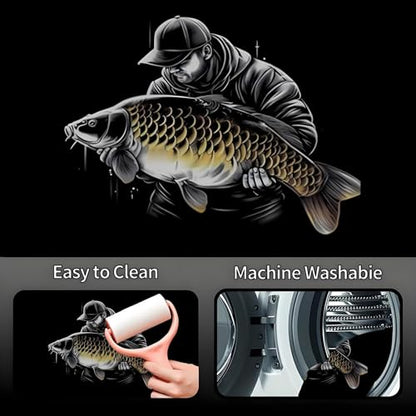 Universal Car Trunk Mat, All Weather Trunk Protection Cargo Liner, Stylish Vehicle Interior Accessories, Durable Cargo Mat Rear Trunk Line Suitable for Most Car (Humans and Carp Print, 29" x 39") - color: Humans and Carp Print