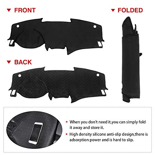 Autorder Dashboard Cover Mat for 2020-2025 2026 Nissan Sentra Accessories Dash Cover Flannel Dash Mat Sunshade Glare UV Rays Protector - size: For Nissan Sentra 2020-2026
