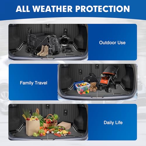 Mixsuper Cargo Liner for Mazda CX-5 CX5 2017-2024 2025, All Weather Trunk Mat Backrest Mat TPE Back Seat Cover Protector for CX5 Accessories - size: 17-25 |CX-5| Cargo & Backrest Mat