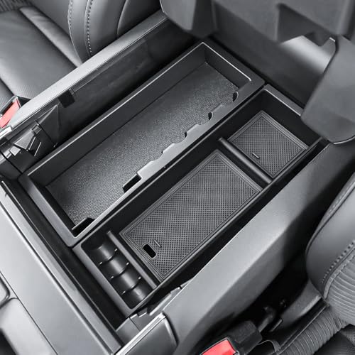 Center Console Organizer Compatible with Ford F150 Accessories 2024 2025 2026 & F150 Lightning,Center Console Tray for F-150 Interior Accessories, Work Great with The OEM Tray-(Only One Tray)