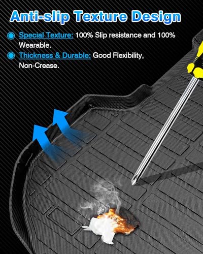 Cartist Cargo Liner Fits for Hyundai Santa Fe & Santa Fe Hybrid 2021-2023 & Santa Fe Plug-in Hybrid 2022 2023, All Weather Trunk Liner Cargo Mat for Santa Fe Accessories - size: 8)Hyundai Santa Fe & Santa Fe Hybrid【2021-2023】