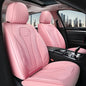 Coverado Seat Covers, Car Seat Covers Front Seats, Pink Car Seat Covers, Waterproof Auto Seat Covers, Seat Cushion, Front Seat Covers Leatherette Car Seat Protector Universal Fit Most Cars - color: Pink, size: FrontPair