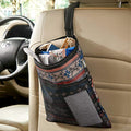 High Road Hanging Car Trash Bag with Waterproof Leakproof Liner, Storage Pocket and Adjustable Strap to Hang in the Front or Back Seat - Southwest - color: Southwest
