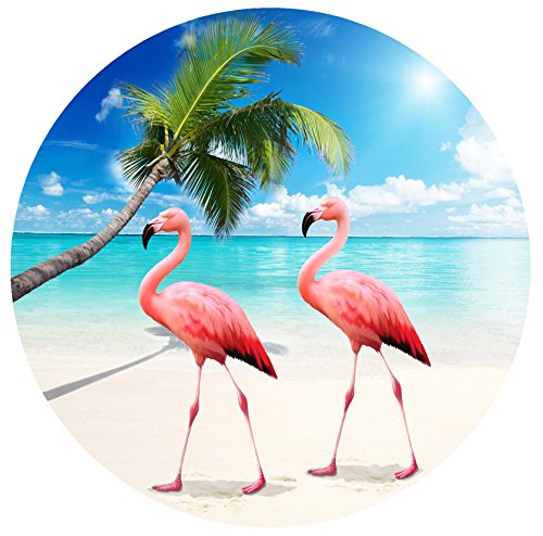 Screen Door Magnets Double Sided – Keep People, Kids, and Dogs from Running into the Screen Door - Robbins Aria Flamingos - color: Flamingos