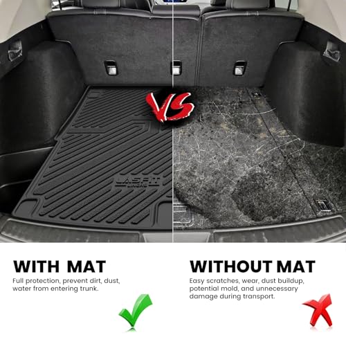 LASFIT Cargo Liner for Acura RDX 2019-2026 Cargo Mat All Weather TPE Trunk Floor Mat Custom Fit for Acura RDX Cargo Tray Non-Slip Rear Trunk Liner, Black - size: 2019-2026 | For Acura Rdx | Cargo Mat