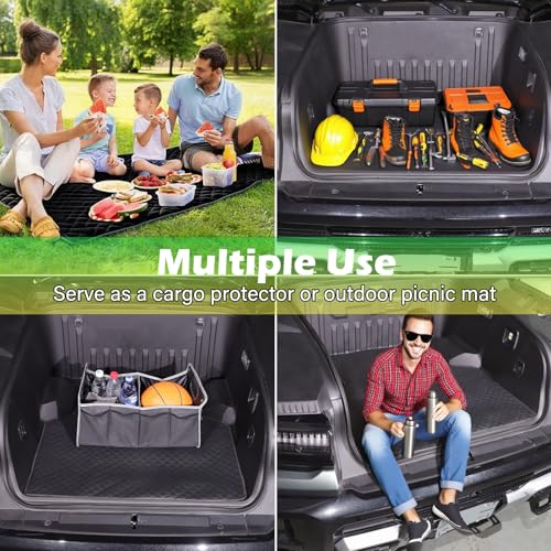 Front Cargo Trunk Liner Frunk Mat for Hummer EV Accessories All-Protection Cargo Mat Liner for 2022-2024 2025 2026 Hummer EV SUV Pickup Front Bed Mat Heavy Duty 3D Cargo Liner Protection (Style A)