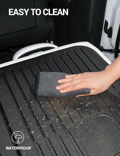 Motrobe 2026 Tesla Model Y Juniper Rear Seat Back Cover Seatback Liner Seat Back Protector Waterproof TPE 2025 2026 Model Y Juniper (Standard/Premium/Performance) Accessories