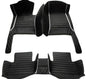 Custome Car Mats Accessories All Weather Floor mats Compatible with Automotive Floor Mats Passenger car mats (All Black White) - color: all black white