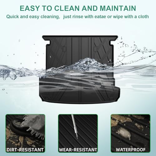 Original 2017-2025 2026 Q7/SQ7 Cargo Liner for Audi Q7 All Models - Custom Fit All Weather Protection Trunk Mat - 3D Shaped Laser Measured Cargo Mat for Audi Q7 2017-2026