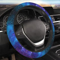 Abstract Blue Outer Space Galaxy Star Car Steering Wheel Cover,Non-Slip Elastic Neoprene-Sweat Car Accessories,Universal 15 Inch Fit Auto, Vans Trucks,Suvs, Truck - color: Galaxy