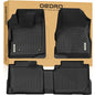 OEDRO Floor Mats Fit for 2012-2017 Chevy Equinox L/LS/LT/LTZ/Premier & 12-17 GMC Terrain SL/SLE/SLT/Denali, TPE All-Weather Custom Fit Floor Liners Waterproof, 1st & 2nd Row Car Mats Accessories Black - style: 12-17 Equinox/Terrain 1st & 2nd Row