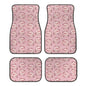 Anime Pig Love Pink Automotive Floor Mats Front and Rear Car Mat Carpet Set 4 Pcs Fit for SUV,Vans,sedans,Trucks - color: Anime Pig Love Pink