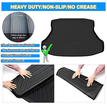 Cartist Cargo Liner for Honda Civic 2012-2015 All Weather Trunk Liner Odorless High Side 3D Anti-Slip Trunk Floor Mat - size: 1)Honda Civic 2012-2015