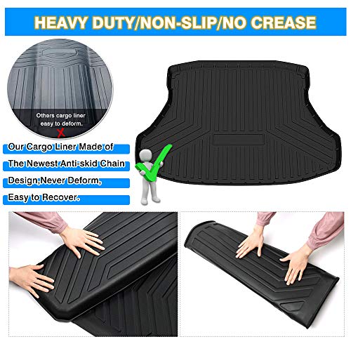 Cartist Cargo Liner for Honda Civic 2012-2015 All Weather Trunk Liner Odorless High Side 3D Anti-Slip Trunk Floor Mat - size: 1)Honda Civic 2012-2015