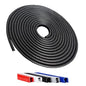 Winfort 16.5FT(5M) Universal Car Door Edge Protector Guards, No-Glue Required Rubber Seal U Shape Automotive Door Entry Guard, Suitable for Most Cars, SUVs and Trucks (Black)