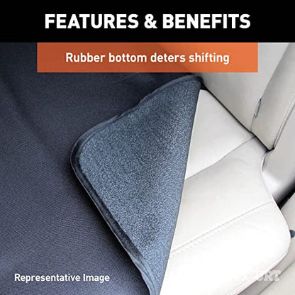 CURT 18520 Seat Defender 58-Inch x 63-Inch Grey Waterproof Universal Extra-Large Bench Truck Seat Cover Protector - color: Grey, size: XL Bench Seat