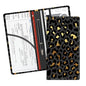 Leather Car Registration and Insurance Card Holder, Cute Car Accessories Vehicle Glove Box Car Organizer for Documents, Cards, License Luxury Golden Black Leopard - color: Luxury Golden Black Leopard