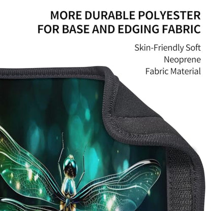 Glitter Dragonfly 2 Pcs Car Seat Belt Covers Soft Safety Aotomotive Seat Belt Pads Seatbelt Backpack Shoulder Strap Covers Cushion for Vehicle Cars