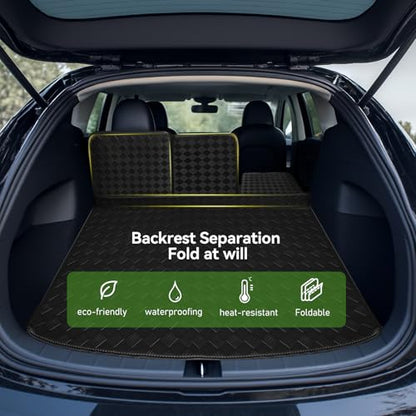 Cargo Mat for 2016-2025 Chevrolet Malibu，Full Coverage All Weather Protector ，Cargo Mat with Backrest Mat Trunk Mat Cargo Liner for Chevrolet Malibu（Black Version Accessories）