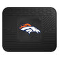 FANMATS 9991 Denver Broncos Back Row Utility Car Mat - 1 Piece - 14in. x 17in., All Weather Protection, Universal Fit, Molded Team Logo