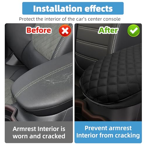 Center Console Armrest Cover for Toyota RAV4 2019 2020 2021 2022 2023 2024 2025 Fully Covered Anti-Scratch Protector Interior Accessories - size: Compatible with RAV4 2019-2025