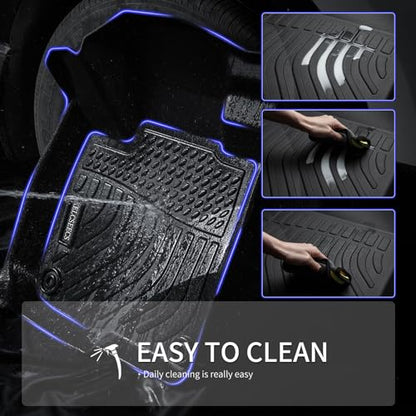 KELCSEECS Floor Mats & Cargo Liner for 2011-2022 2023 Dodge Charger RWD/Chrysler 300 RWD All Weather Car Mats Cargo Mat Trunk Mat Charger/Chrysler 300 Floor Mats Trunk Liner Black Accessories - style: 7)For 2011-2023 Charger/Chrysler 300 RWD Full Set