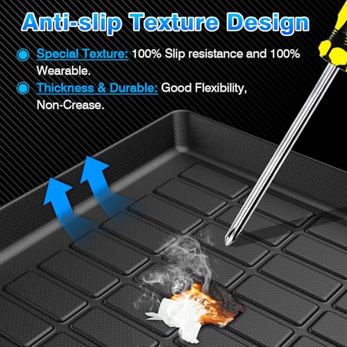 Tahoe Cargo Liner - Trunk Mat for Chevy Tahoe/GMC Yukon (Not Fit XL) 2021-2026, All Weather Cargo Mat for Tahoe Accessories, Heavy Duty Car Mats, Car Accessories - size: 8)Chevy Tahoe 21-26