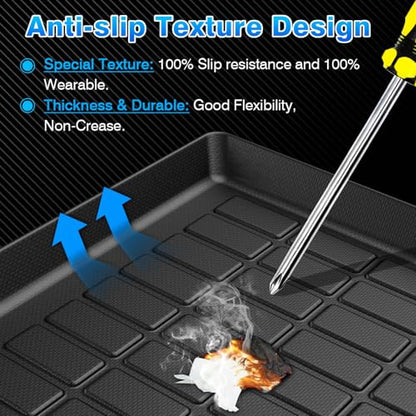 Tahoe Cargo Liner - Trunk Mat for Chevy Tahoe/GMC Yukon (Not Fit XL) 2021-2026, All Weather Cargo Mat for Tahoe Accessories, Heavy Duty Car Mats, Car Accessories - size: 8)Chevy Tahoe 21-26