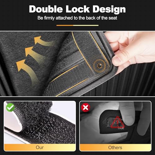 AOMSAZTO Cargo Liner & Backrest Mat for Ford Escape 2020-2026, Custom Fit Trunk Mat Rear Seat Back Cover - All Weather Interior Protection Car Accessories - size: Escape 2020-2026