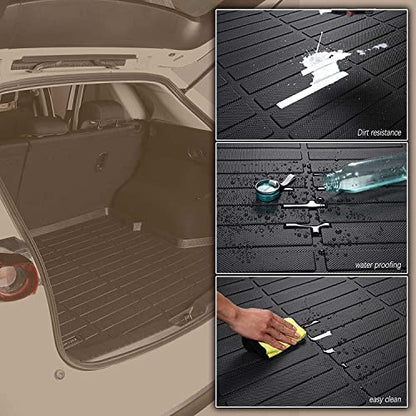 KELCSEECS Floor Mats & Cargo Liner Custom for 2016 2017 2018 2019 2020 2021 2022 Honda HR-V (FWD Model) Car Mats Cargo Mat Trunk Mat Honda HRV All Weather Floor Mats Trunk Liner Accessories - style: 6)For 2016-2022 Honda HR-V FWD Full Set