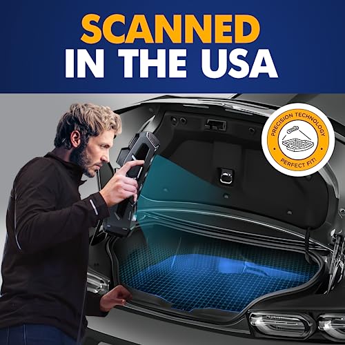 Premium Cargo Liner for Cevrolet Camaro Coupe 2016-2024 - 100% Protection - Custom Fit Car Trunk Mat - All-Season Black Cargo Mat - 3D Shaped Laser Measured Trunk Liners