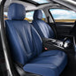 Coverado Car Seat Cover Front Seats, Blue Seat Covers Front Seats, Nappa Leather Waterproof, Car Seat Cushion, Car Seat Protector Universal Fit Most Cars - color: Z-Blue, size: Front