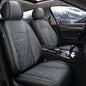 Seat Covers Full Set for Nissan Rogue 2009-2025 2026: Faux Leather Car Seat Covers Waterproof Automotive Seat Protector Covers Compatible Airbag (5 Seats, Black&Grey)