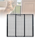RV Screen Door Protector Heavy Duty Camper Screen Door Guard w/Screw Mount Powder-Coated Pet-Resistant Mesh Prevents Dogs Scratching, Screen Protector for RV Entry Doors (Patent Design)