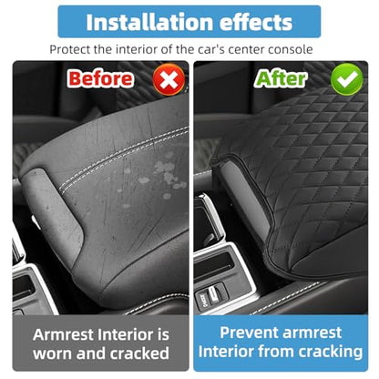 Center Console Armrest Cover for Nissan Pathfinder 2022 2023 2024 2025 2026 Fully Covered Anti-Scratch Protector Interior Accessories - size: Compatible with Nissan Pathfinder 2022-2026