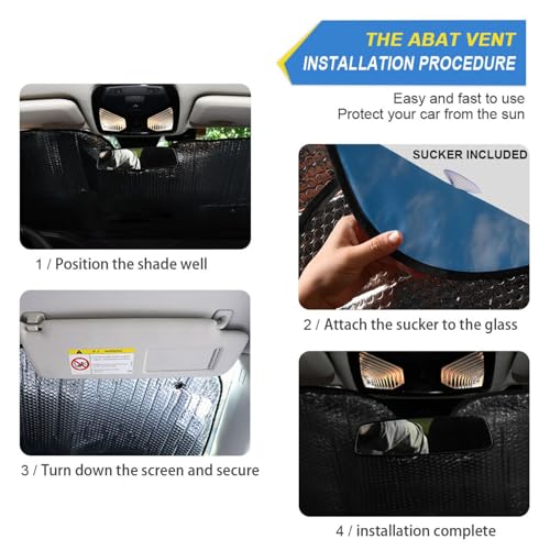 Sun Shade for Car Windshield Chicken Sky Foldable Sun Shield Heat and UV Protection Automotive Interior Protection - color: Chicken