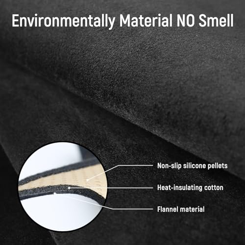 Dash Cover for Honda Pilot 2026 2025 2024 2023 (Without HUD) Accessories Flannel Dashboard Cover Dash Mat Center Console Cover Sunshield Protector Pad - size: for Honda 2023-2026 Pilot