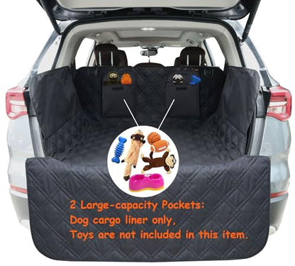SUV Cargo Liner for Dogs 53x80 Pet Dog Cargo Liner Dog Car Seat Cover for Back of SUV Trunk Cover for Dogs with Side Walls - size: 53" x 80" (Pack of 1)