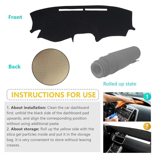 Dashboard Cover Suitable for Acura TL 2004 2005 2006 2007 2008 Car Dashboard Cover Sun Visor Mat Non-Slip Polyester Dashboard Accessories - size: 2004-2008 For Acura TL