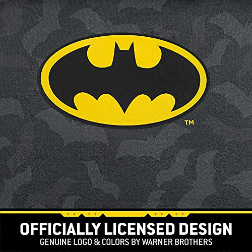 BDK Batman Car Seat Covers for Front Seats with Matching Seat Belt Pads - Officially Licensed Warner Brothers Superhero Auto Accessories Bundle, Made for Car Truck Van and SUV - size: 2 Front, style: Batman